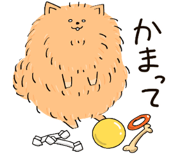 Freedom Pomeranian sticker #11112753