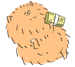 Freedom Pomeranian sticker #11112760