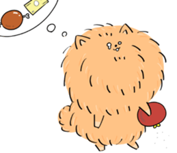 Freedom Pomeranian sticker #11112761