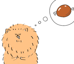 Freedom Pomeranian sticker #11112762