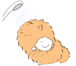 Freedom Pomeranian sticker #11112764