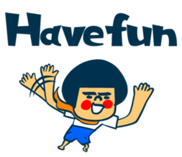 Habit boy stickers No.7 English version sticker #11112773