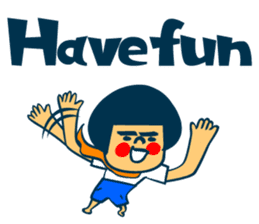 Habit boy stickers No.7 English version sticker #11112773