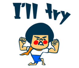 Habit boy stickers No.7 English version sticker #11112776