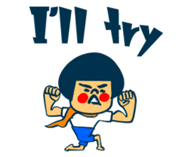 Habit boy stickers No.7 English version sticker #11112776