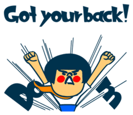 Habit boy stickers No.7 English version sticker #11112789