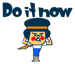 Habit boy stickers No.7 English version sticker #11112790