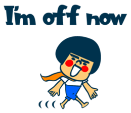 Habit boy stickers No.7 English version sticker #11112792