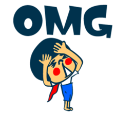 Habit boy stickers No.7 English version sticker #11112798