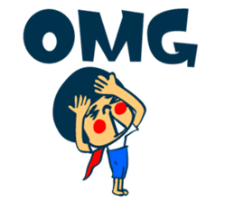 Habit boy stickers No.7 English version sticker #11112798