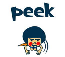 Habit boy stickers No.7 English version sticker #11112801