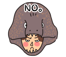 My husband is a fishing enthusiast sticker #11112979