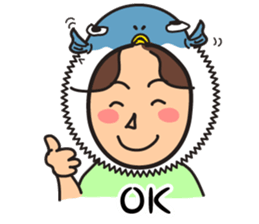 My husband is a fishing enthusiast sticker #11112988