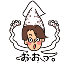 My husband is a fishing enthusiast sticker #11113004