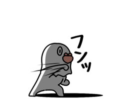 Dark white dove sticker #11113466