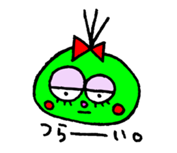 topknot eyeball-chan sticker #11113658