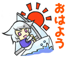 Meri,Beginner of sailing 2 sticker #11113824