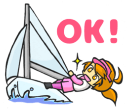 Meri,Beginner of sailing 2 sticker #11113826