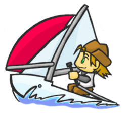 Meri,Beginner of sailing 2 sticker #11113827