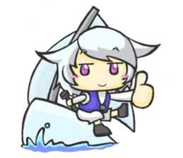 Meri,Beginner of sailing 2 sticker #11113842