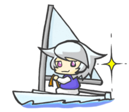 Meri,Beginner of sailing 2 sticker #11113844