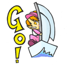 Meri,Beginner of sailing 2 sticker #11113845