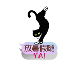 Wait until the cat. sticker #11114186