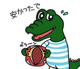 Gator and Paggy with Hen of Liberty sticker #11114251