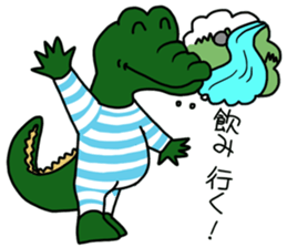 Gator and Paggy with Hen of Liberty sticker #11114252
