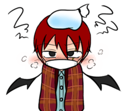 Red and pleasant friends sticker #11114712