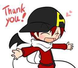 Red and pleasant friends sticker #11114716