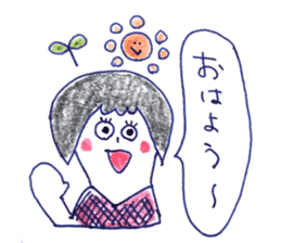 colorful and cute girls sticker #11114848