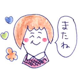 colorful and cute girls sticker #11114866
