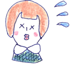 colorful and cute girls sticker #11114882