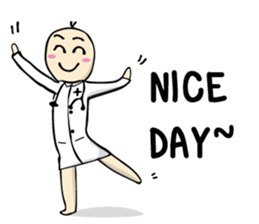 doctor big head english version sticker #11114928