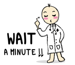 doctor big head english version sticker #11114931