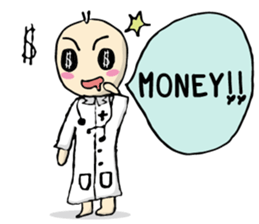 doctor big head english version sticker #11114932