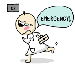 doctor big head english version sticker #11114933