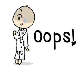 doctor big head english version sticker #11114938