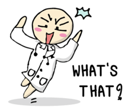 doctor big head english version sticker #11114942