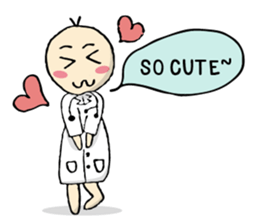 doctor big head english version sticker #11114947