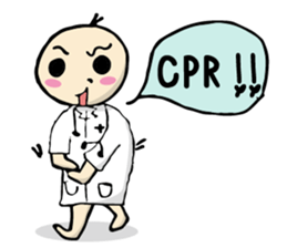 doctor big head english version sticker #11114949