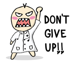 doctor big head english version sticker #11114951