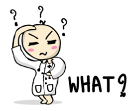 doctor big head english version sticker #11114952