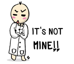 doctor big head english version sticker #11114953