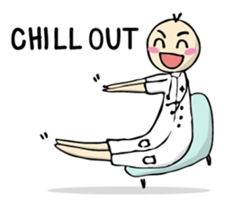 doctor big head english version sticker #11114959