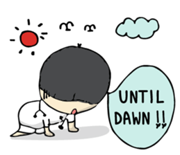 doctor big head english version sticker #11114966