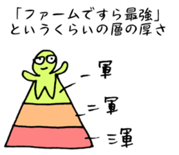 Likening to baseball (2015ver.) sticker #11114990