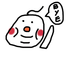 the person with curly hair sticker #11116035