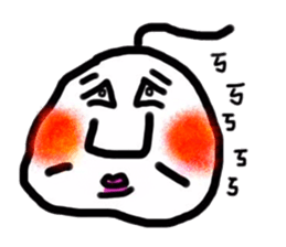 the person with curly hair sticker #11116048